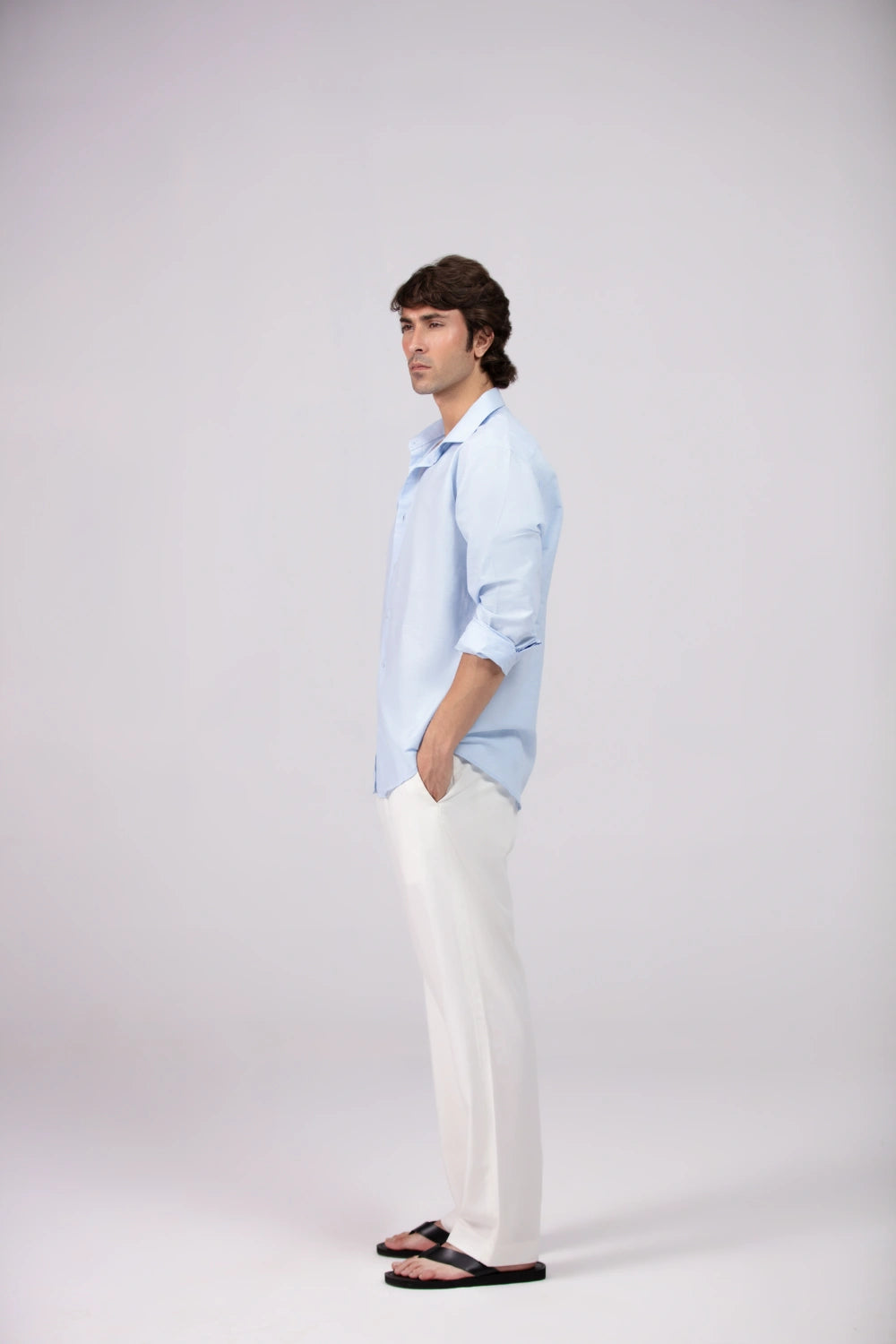 Men's Linen Pants - Straight Fit-thumbmail-5