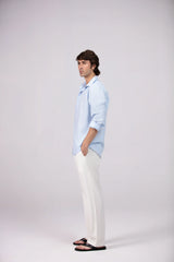 Men's Linen Pants - Straight Fit