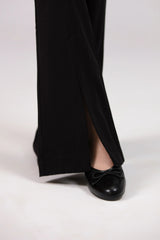 Front Slit Flared Pants