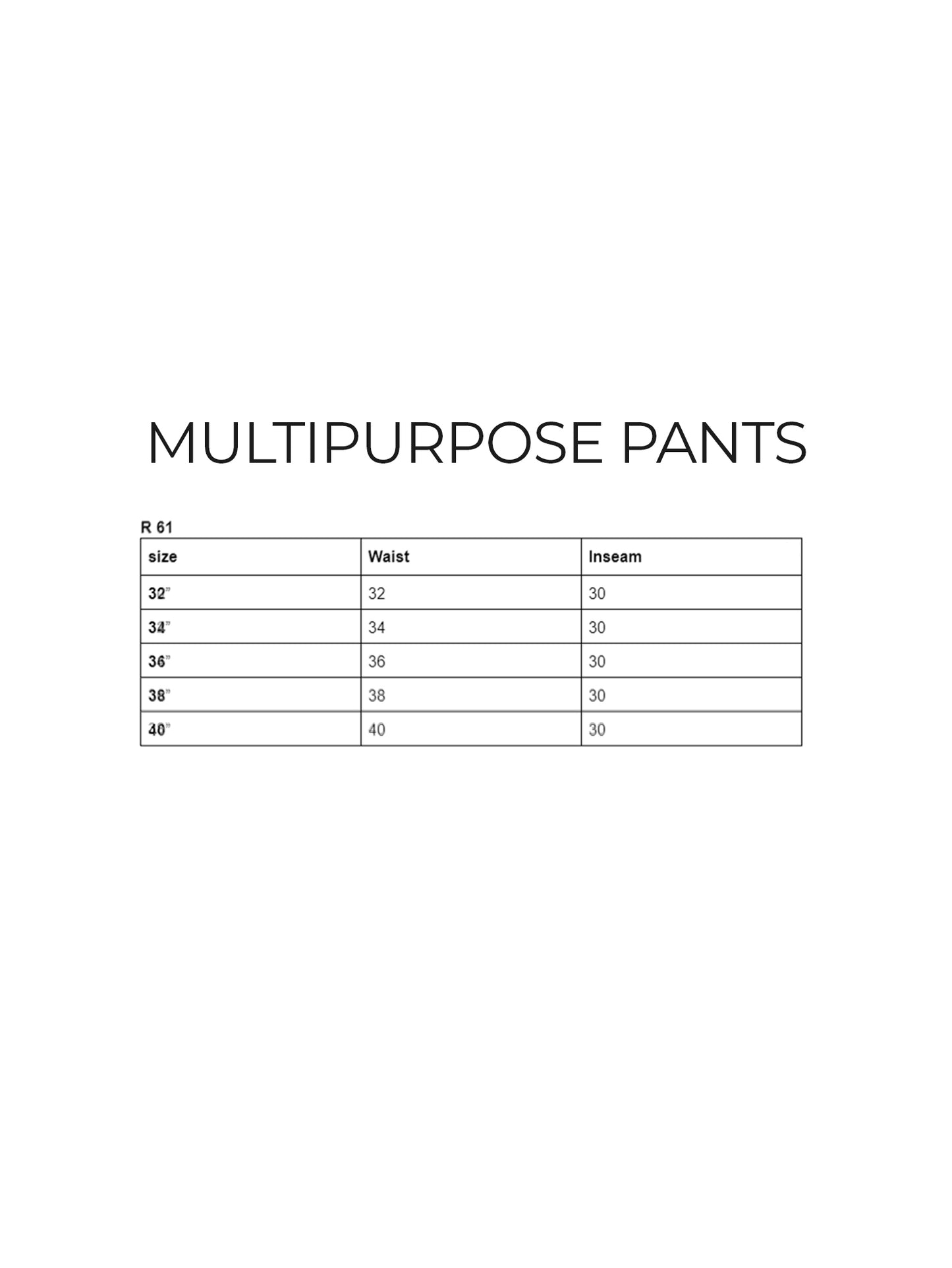 Black Multipurpose Pants