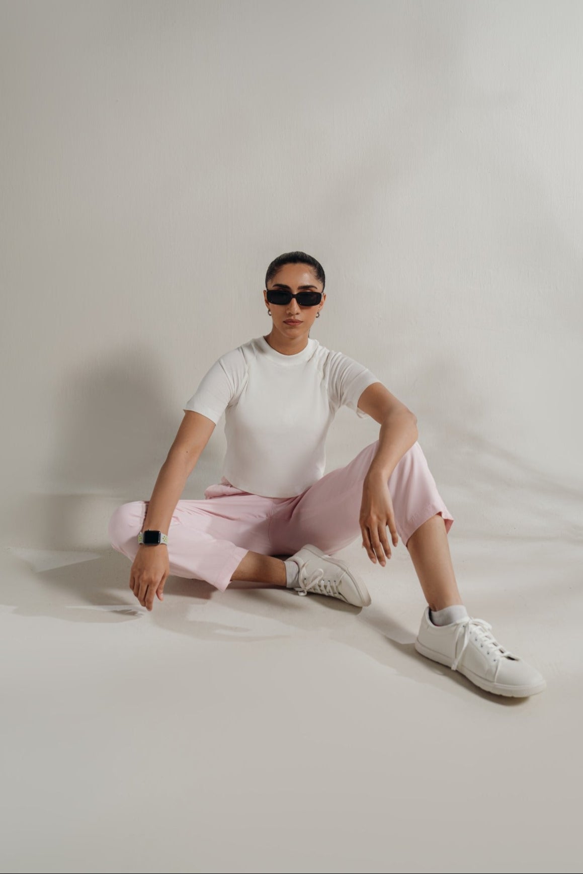 Pink Paper Bag Waist Trousers-thumbmail-3